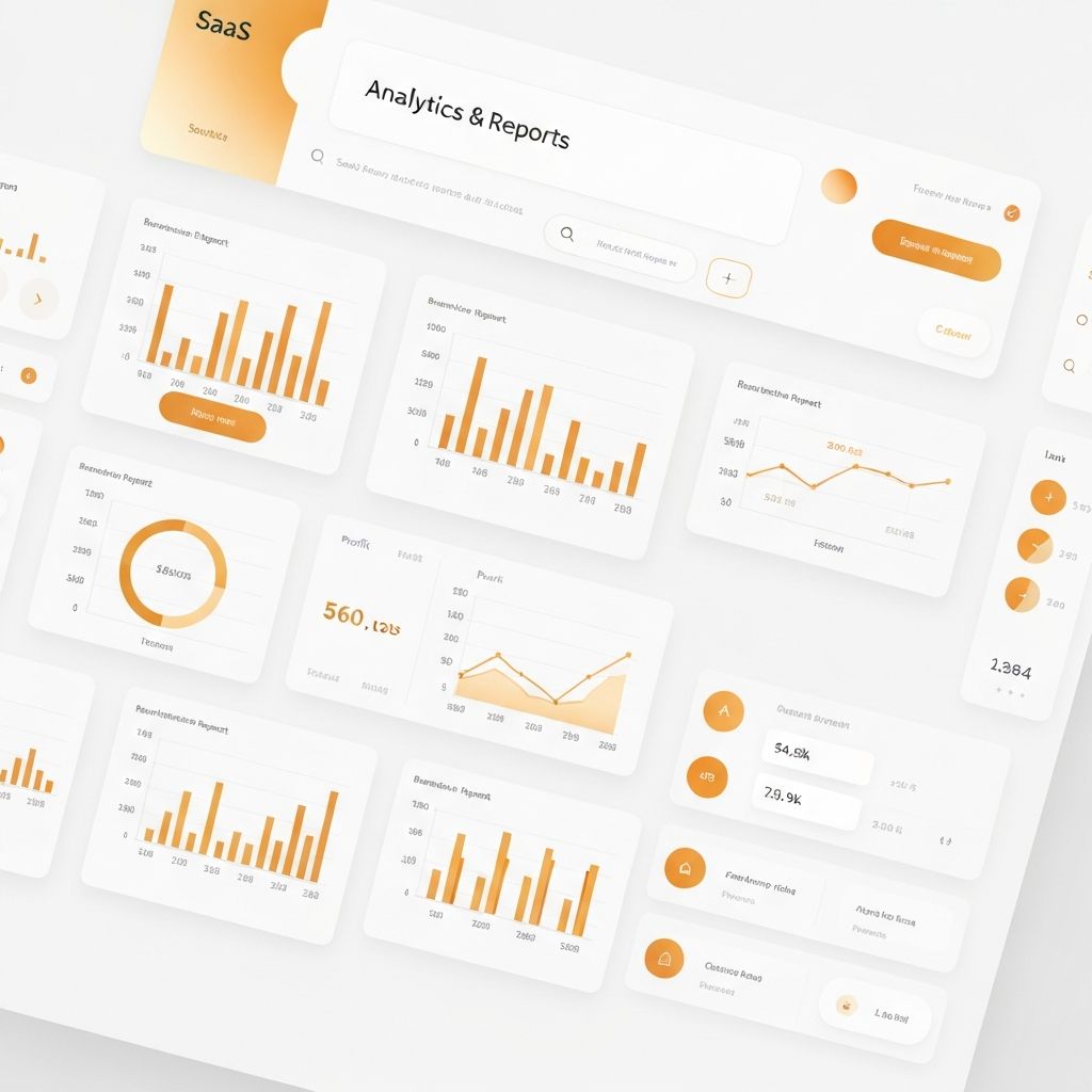 evaLite analytics showing bar charts and trend lines for business performance